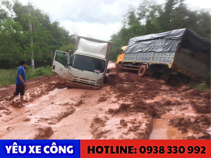 Xử lý khi xe bị kẹt lúng