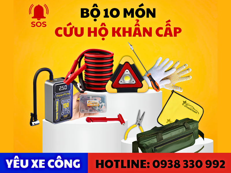 Luôn chuẩn bị sẵn bộ dụng cụ khẩn cấp