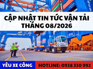 Cập nhật tin tức vận tải tháng 08/2026