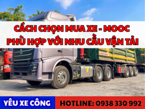Cách chọn mua xe - mooc phù hợp với nhu cầu vận tải